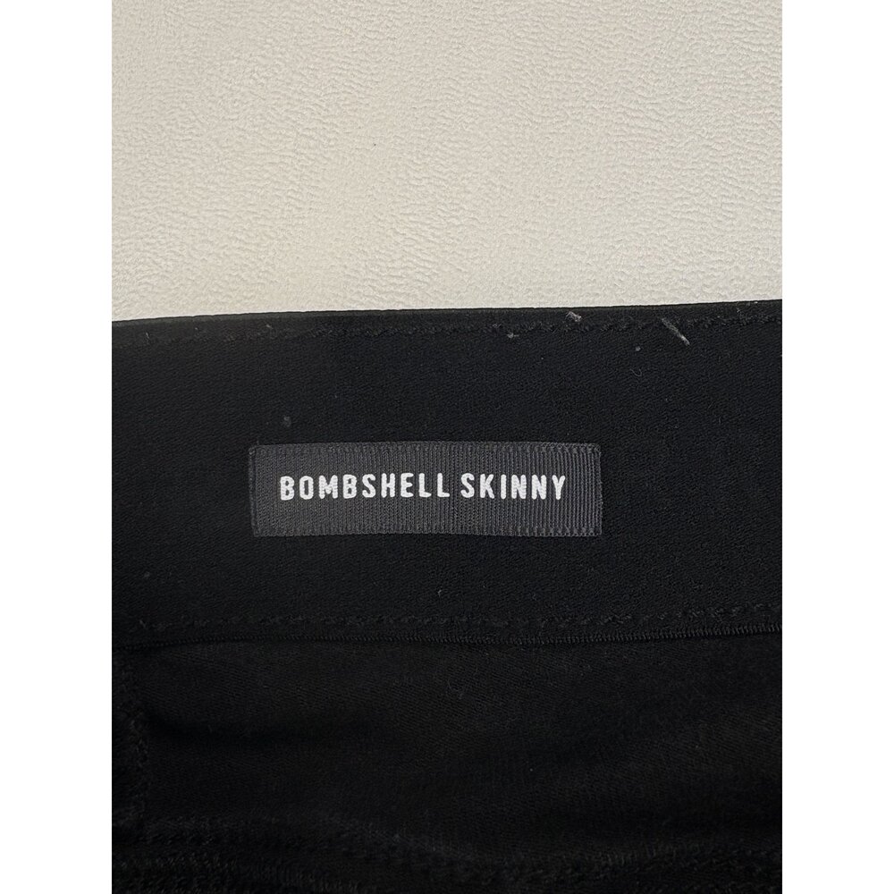 Torrid Bombshell Skinny Jeans Plus Size 18 Black Distressed - Picture 4 of 14